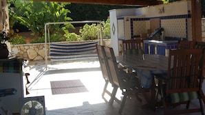 Villa | Dining - Alluring Villa With Garden, Terrace, Barbecue, Fireplace (Castellammare del Golfo)