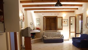 Villa | Living room - Alluring Villa With Garden, Terrace, Barbecue, Fireplace (Castellammare del Golfo)