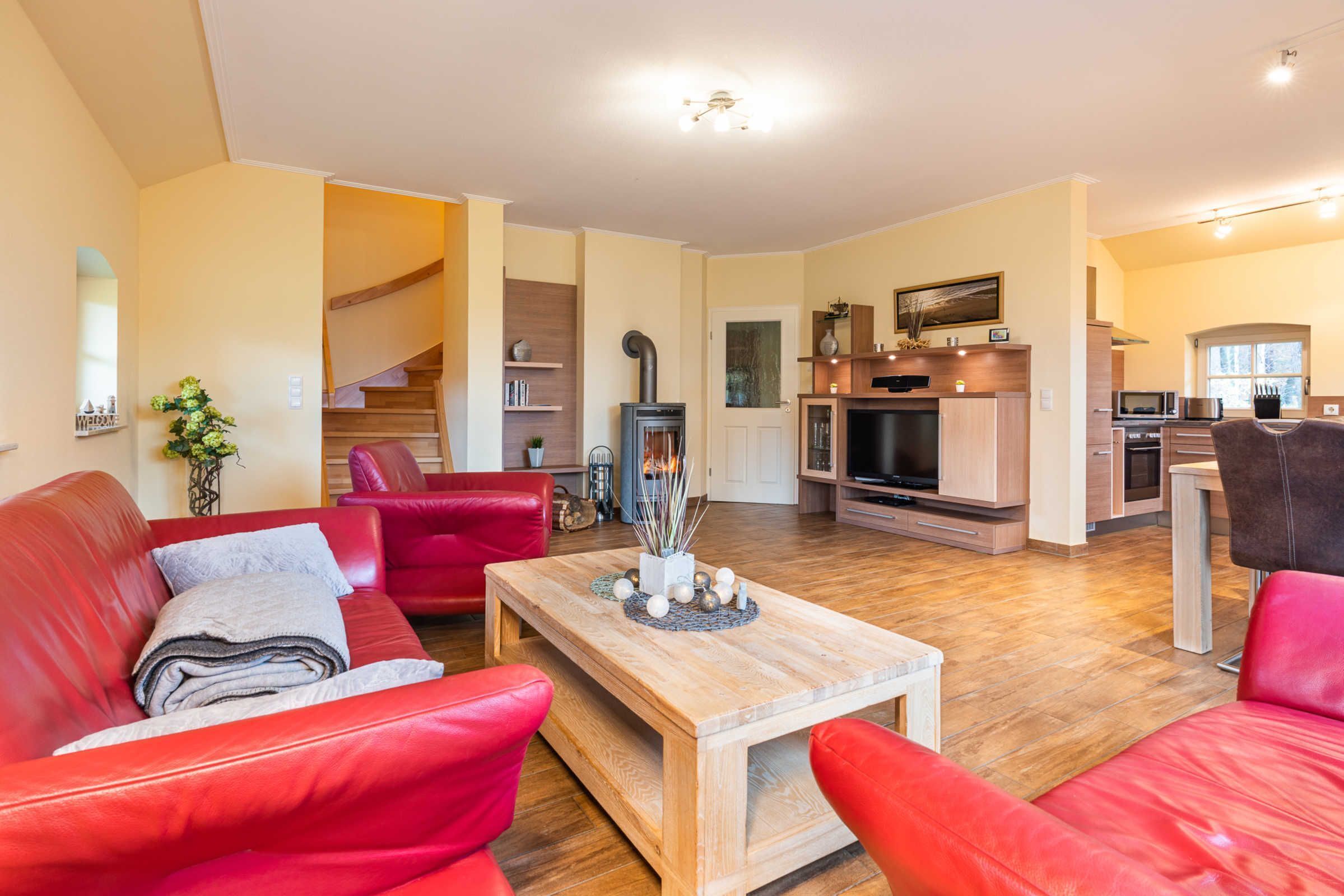 Télévision, cheminée