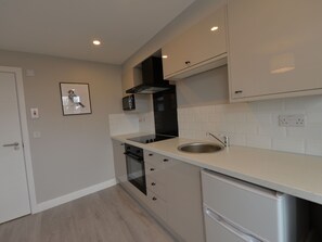 Apartment | Private kitchen | Microwave, oven, stovetop