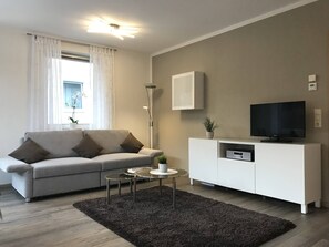 Living room - Geraumige Wohnung mit Skilift in der Nahe (Willingen)
