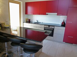 Chalet | Private kitchen - Chalet in Heremence With Stunning Alpine Views (Heremence)