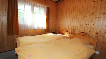 Chalet | 2 camere, con arredamento individuale, lenzuola