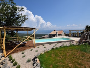 Indoor pool, outdoor pool