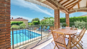 Villa | Balcony - Detached Modern Villa With Pool in Sveti Lovrec, Near the Beach and Porec (Sveti Lovrec)