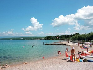 Apartment | View from property - Cosy Apartment in Malinska With Barbecue (Malinska-Dubasnica)