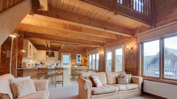 Living room - Pleasant Holiday Home in Little Petherick near Padstow (Wadebridge)