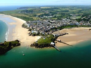 Beach - Detached House Overlooking the Beach With Enviable Unbroken sea Views (Saundersfoot)
