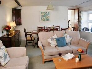 Fireplace, DVD player - Comfortable Holiday Home With Manicured Garden at Elterwater (Ambleside)
