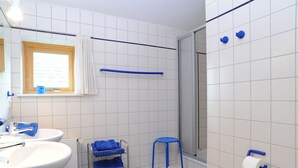 Bathroom | Shower - Enticing Apartment With Sauna in Klütz (Kluetz)