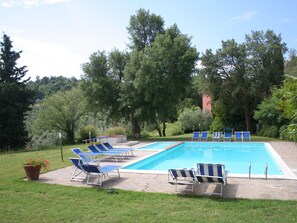 Pool - Beautiful Farmhouse With Pool at 500 Meters Altitude (Montaione)