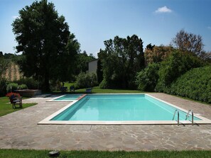Outdoor pool - Beautiful Farmhouse With Pool at 500 Meters Altitude (Montaione)