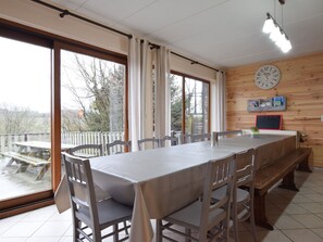 House | Dining - Cottage in a Well-equipped and Comfortable Farmhouse (Marche-en-Famenne)