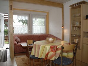 Ferienhaus | Wohnzimmer | Kamin, DVD-Player