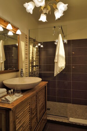Shower, hair dryer