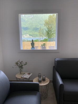 تلفزيون، مدفأة، كُتُب