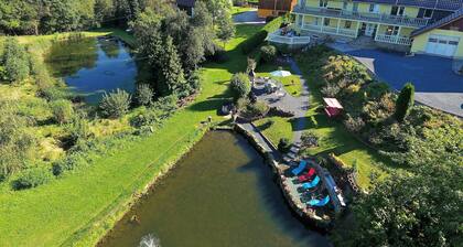 Wohnung in Lichtenhain mit Teich