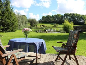 Apartment | Balcony - Apartment in Krempin With Terrace,garden,bbq,bicycle Storage (Carinerland)