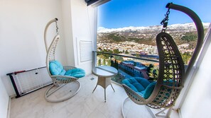 Suite Keluarga, balkon, pemandangan kota | Pemandangan balkon