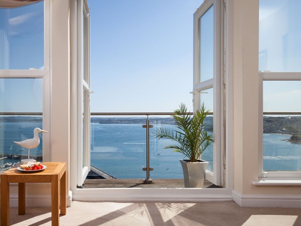 View from property - Beautiful Apartment in Torquay With Sea View (Torquay)