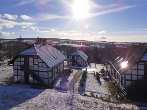 Alluring Apartment near Lake Edersee in Half Timbered House with Terrace