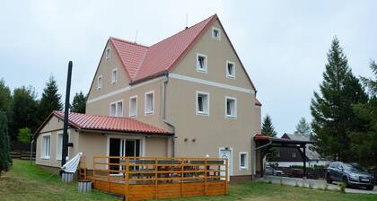 Spacious Cottage With 7 Bedrooms, 3 Bathrooms and Sauna in the Ore Mountains