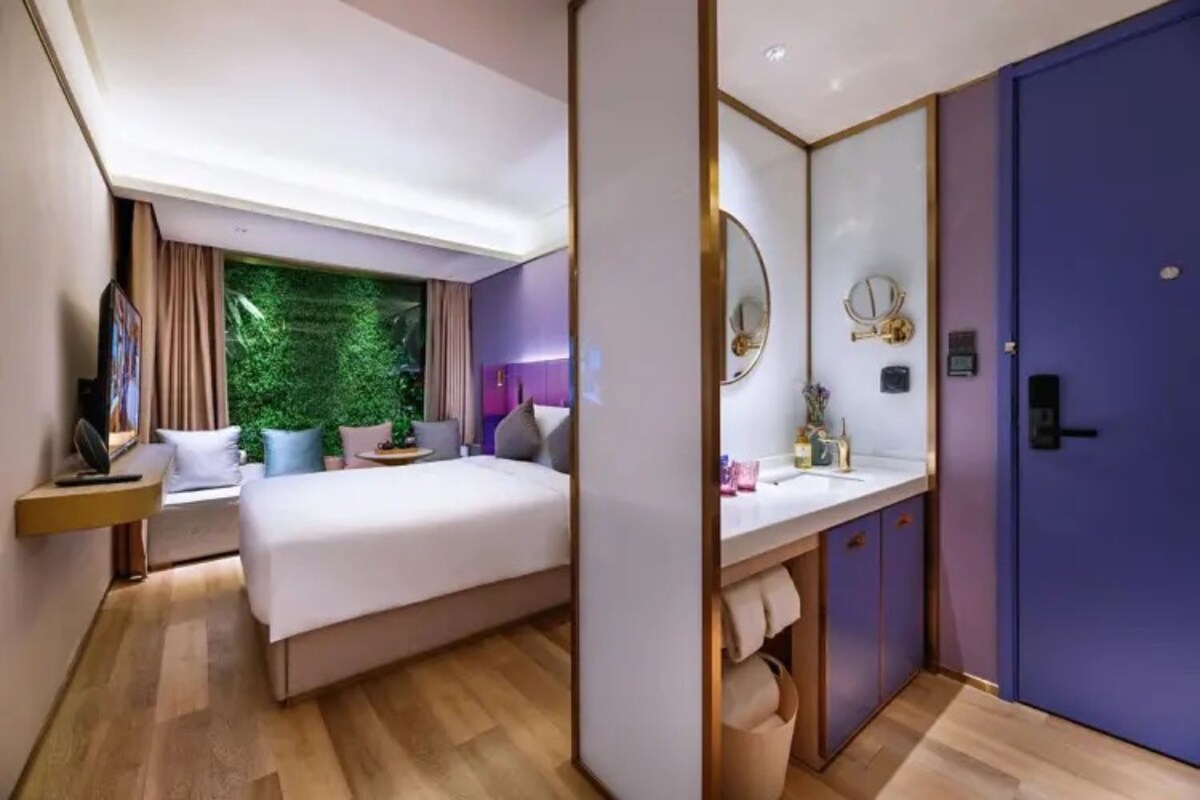 ห้องเอลีทดับเบิล, ไม่มีหน้าต่าง | โต๊ะทำงาน, ผ้าม่านกันแสง, Wi-Fi ฟรี, ผ้าปูที่นอน