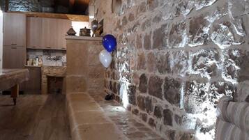 Villa, 1 Bedroom | Living area | 32-inch flat-screen TV with digital channels, TV