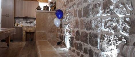 Villa, 1 Bedroom | Living area | 32-inch flat-screen TV with digital channels, TV