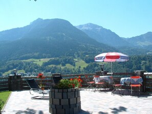 Outdoor dining - Ferienwohnung I, für 2-5 Personen (Berchtesgaden)