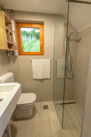 House | Bathroom | Shower, free toiletries, hair dryer, towels