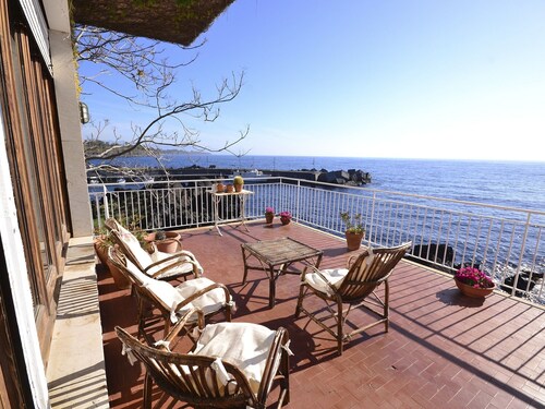 Sea-view Holiday Home in Pozzillo With Terrace