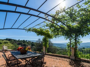 Balcony - Old Farmhouse in the Countryside With a Relaxed Atmosphere Family Environment (Corciano)