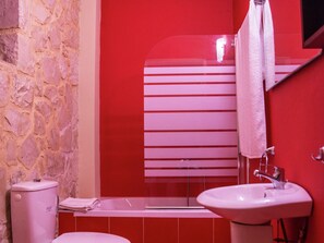 Villa | Bathroom | Shower, hair dryer - Luxurious Villa in Bali Crete With Private Pool (Mylopotamos)