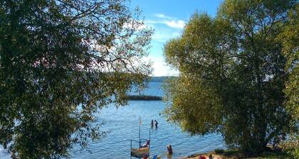 Holiday House Located Near the Forest, Lake and Sea