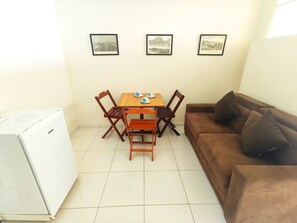 Premium-Apartment | Wohnbereich | Flachbildfernseher