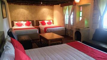1 habitación y ropa de cama