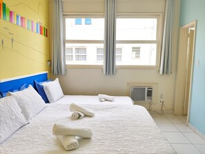 1 bedroom, free WiFi - TC1206 Casal na praia de Copacabana (Rio de Janeiro)