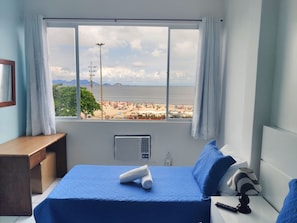 Apartamento panorâmico | 1 quarto, cofres nos quartos, cortinas blackout, Wi-Fi de cortesia