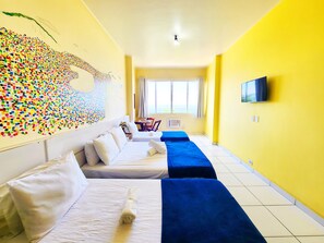 Apartamento romântico | 1 quarto, cofres nos quartos, cortinas blackout, Wi-Fi de cortesia