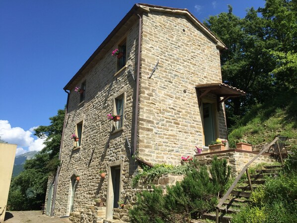 Exterior - Rustic Country House in the Hills and Forests With Swimming Pool (Cantiano)