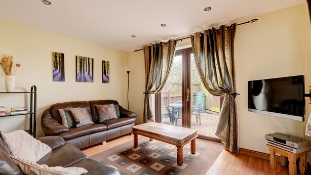 Unclassified image, 1 of 10, button - Holiday Home With French Doors to Sunny Terrace and Private Parking (Tenby)