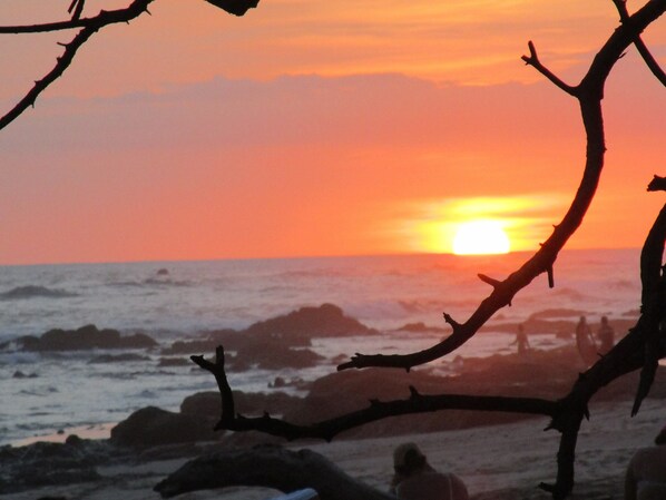 Sun loungers, beach towels