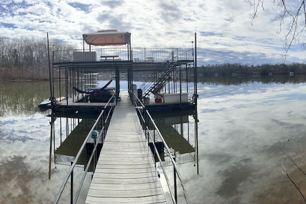 32 X 32 dock with gazebo.