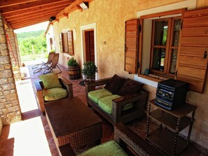 Ferienhaus | Balkon