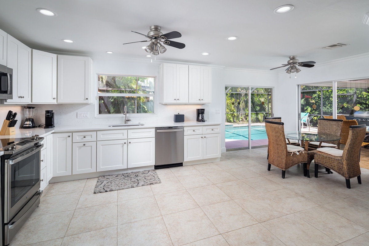 Photo 7 of Walk to Beach, Restaurants and Stores from this Newly Remodeled Pool Home