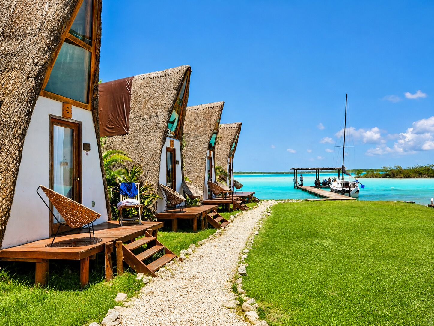 Cabin - Shared Bathroom | Terrace/patio