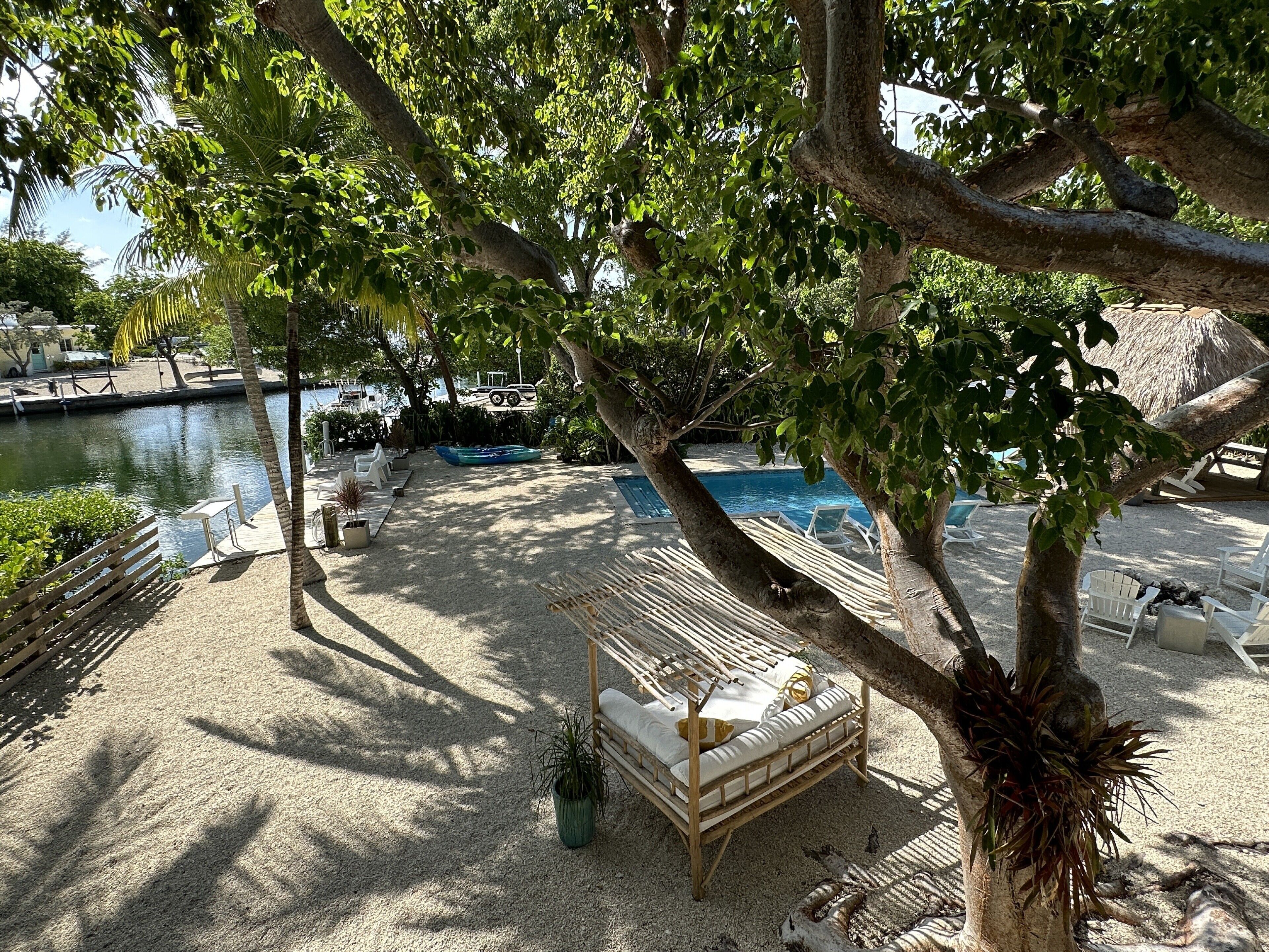 Utendørsbasseng og et oppvarmet basseng