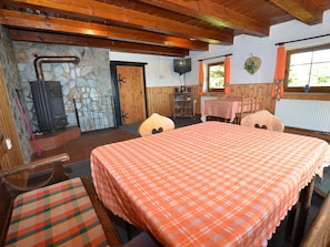 Dining - Beautiful Holiday Home With Private Garden Pool on the Edge of the Riesengebirge (Vlcice)