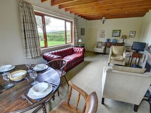 Fireplace, DVD player - Quaint Holiday Home in Bwlch-y-groes With Garden (Llanfyrnach)